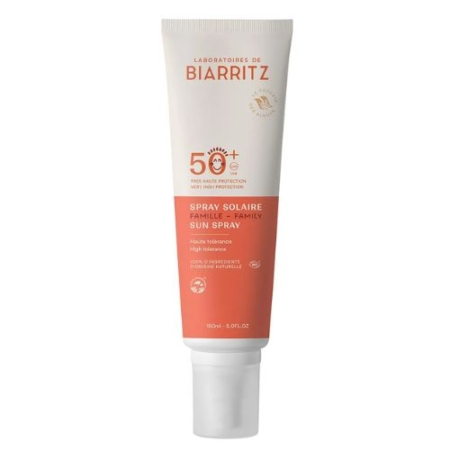 Fysikaalinen aurinkosuoja ALGA MARIS Aurinkosuojavoidespray SPF50+ Perhekoko