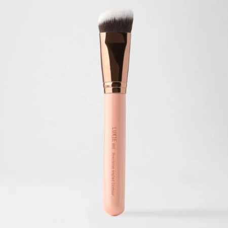 LUXIE 650 Precision Angled Contour Brush - Rose Gold