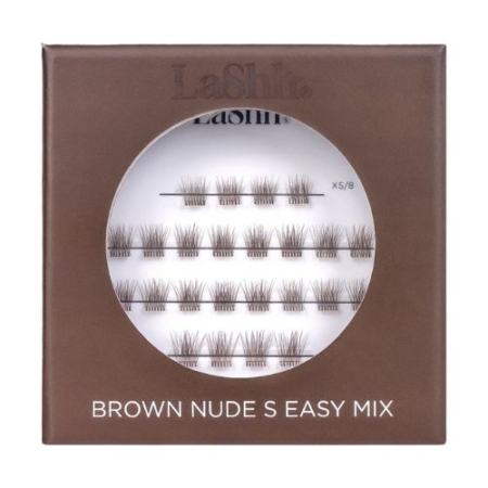 LaShh BROWN NUDE S EASY MIX itseliimautuvat ruskeat ripsitupsut