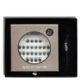 LaShh NUDE M EASY MIX BLACK EDITION (musta liima ja non stick pinsetit)