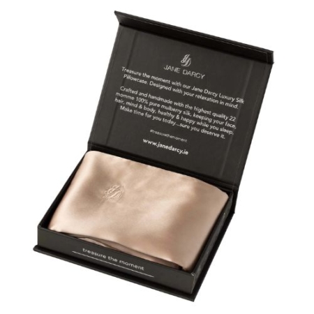 Silkkityynyliina – JANE DARCY Luxury Silk Pillowcase, Champagne