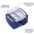 TWEEZERMAN - Dual Pencil sharpener, Meikkikynäteroitin