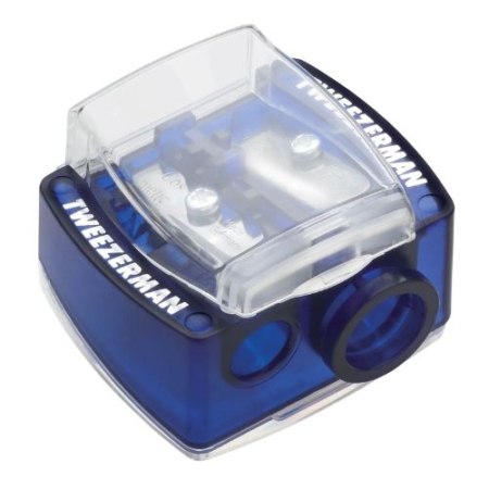 TWEEZERMAN - Dual Pencil sharpener, Meikkiteroitin