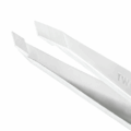 TWEEZERMAN – Platinum Silver Slant Tweezer, Pinsetit